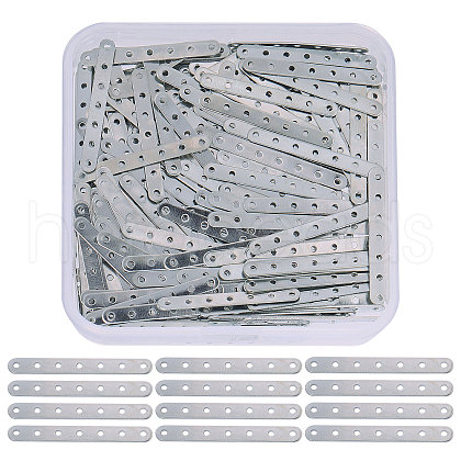 CHGCRAFT 200Pcs Iron Spacer Bar FIND-CA0009-73P-1