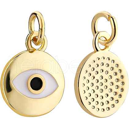 BENECREAT Brass Enamel Charms KK-BC0004-59-1