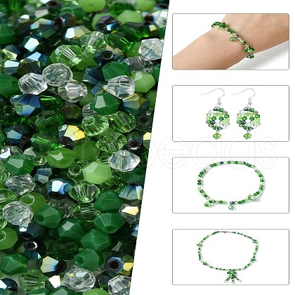 Mixed Styles Glass Beads GLAA-YWC0003-01B-1