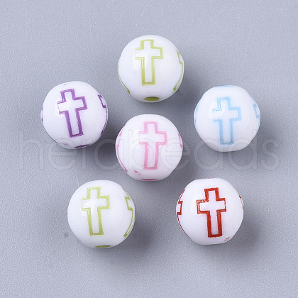 Craft Style Acrylic Beads MACR-S299-023-1