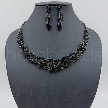 Alloy Rhinestone Jewelry Sets FS-WG8C091-03-1