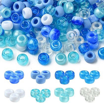 424G 8 Colors Acrylic Beads KY-FS0001-22B-1