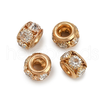 Brass Rhinestone Beads KK-U071-02A-01KCG-1