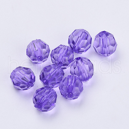 Transparent Acrylic Beads TACR-Q257-10mm-V50-1