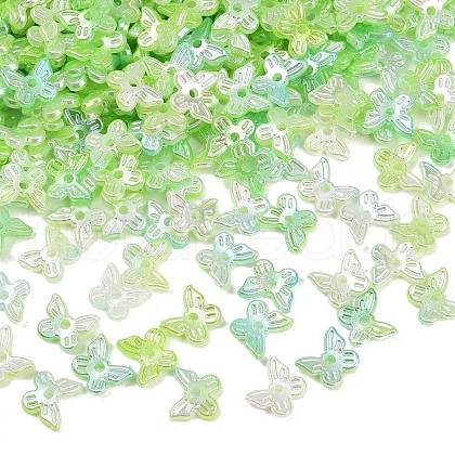 Pearlized ABS Plastic Imitation Pearl Beads KY-P021-04B-04-1