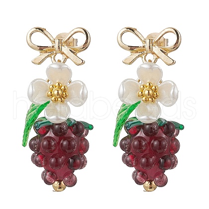 Alloy Stud Earrings EJEW-JE06321-1