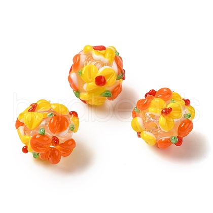 Handmade Lampwork Beads LAMP-B025-03B-13-1