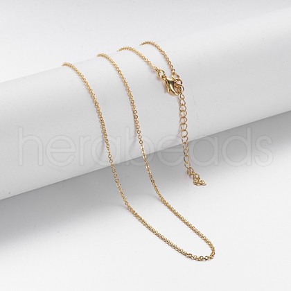 Brass Chain Necklaces X-MAK-F013-06G-1