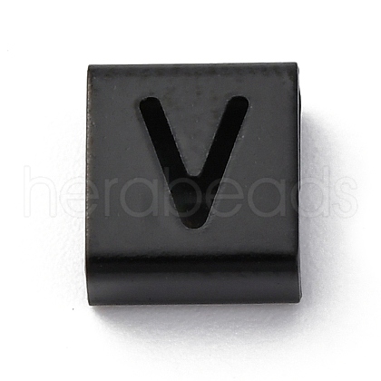 Ion Plating(IP) 304 Stainless Steel Square Slide Charms STAS-L132-14V-B-1