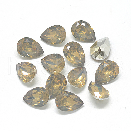 Pointed Back Resin Rhinestone Cabochons RESI-T014-13x18mm-A18-1