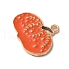 Thanksgiving Day Golden Tone Alloy Enamel Pendants ENAM-M002-02C-G-2