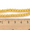 Electroplated Synthetic Non-magnetic Hematite Beads Strands G-C136-D01-03-4