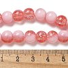 Crackle Glass Beads Strands X1-GLAA-U001-8mm-13-4