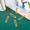 5Pcs 201 Stainless Steel Pendants STAS-SZ0002-09G-6
