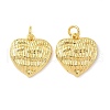 Brass Pendants KK-I355-11G-1