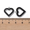 304 Stainless Steel Pendants STAS-C083-04P-01-3