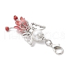 7Pcs Angel Acrylic & Glass Pearl Pendant Decorations HJEW-JM03360-5
