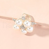 Alloy Rhinestone Adjustable Cuff Rings for Women WU2379-3