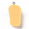 Opaque Resin Pendants RESI-G025-05P-3