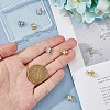 8 Pcs 2 Colors Rack Plating Brass Pendants KK-HS0001-15-3