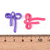 Rack Plating Spray Painted  Alloy and ABS Imitation Pearl Pendants PALLOY-T090-44-4