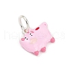 Alloy Enamel Animal Cartoon Charms PALLOY-R158-04S-01-2