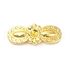 Brass Beads Rhinestone Settings KK-L229-018G-1