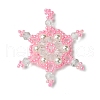 Christmas Seed Beads Beaded Charms PALLOY-MZ00300-03-1