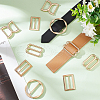 WADORN 16Pcs 4 Style Zinc Alloy Bag Connector Anchor Buckles FIND-WR0008-40-5