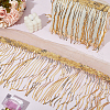 10 Yards Beading Sequins Polyester Tassel Ribbons SRIB-WH0026-12B-4