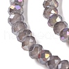 Baking Electroplate Glass Beads Strands DGLA-A039-J2MM-B06-3