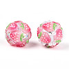 Fruit Round Resin Beads RESI-T059-03I-2