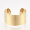 304 Stainless Steel Cuff Rings STAS-T045-22B-G-1