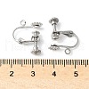 316 Surgical Stainless Steel Clip-on Earring Findings STAS-Z127-02P-3