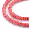 Handmade Polymer Clay Bead Strands CLAY-T002-4mm-72-3