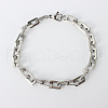 Tarnish Resistant Rectangle 201 Stainless Steel Chain Bracelets BJEW-N240-06P-6