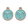 Alloy Enamel Pendants ENAM-S124-01B-13A-1