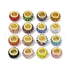 Alloy Rhinestone Clay Pave Beads ALRI-D300-04G-1