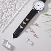 GOMAKERER 6Pcs 6 Styles Alloy Bee Watch Band Studs FIND-GO0003-57-4