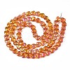 Electroplate Glass Beads Strands EGLA-S188-13-B02-2