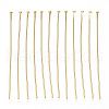 Brass Flat Head Pins KK-G331-11-0.7x55-1