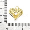 Brass Micro Pave Cubic Zirconia Pendants KK-Z100-20G-02-3