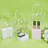 Transparent PVC Gift Bags with Handle CON-WH0105-13-7