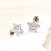 304 Stainless Steel Stud Earrings EJEW-H161-01P-K-3