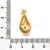 Rack Plating Brass Micro Pave Cubic Zirconia Pendants KK-L226-102G-E-3