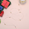 Handmade ABS Plastic Beaded Chains X-CHC-CJC0001-08A-8