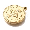 Ion Plating(IP) 304 Stainless Steel Pendants STAS-P371-041G-2