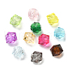 375Pcs 15 Colors Transparent Acrylic Beads TACR-FS0001-41-3