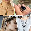 HOBBIESAY 28Pcs 14 Styles Natural & Synthetic Mixed Gemstone Cabochons G-HY0001-59-7