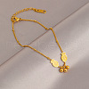 Stainless Steel Charms Anklets WG148E2-10-1